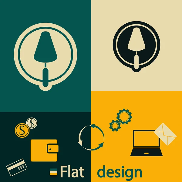 Troffel pictogram ontwerp ontwerp — Stockvector