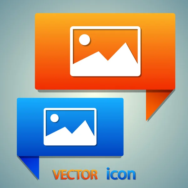 Fotografia ikona designu — Wektor stockowy