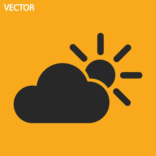 Weather Web icon — Stock Vector