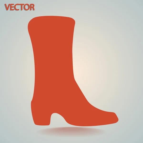 Zapatillas mujer icono — Vector de stock