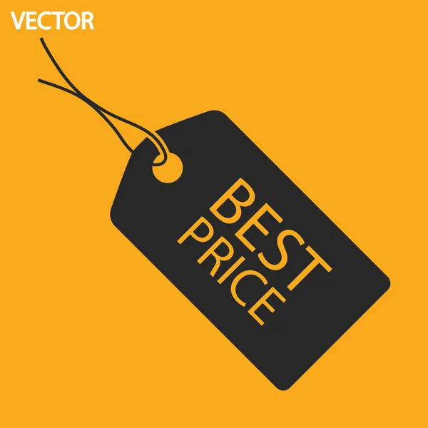 Mejor precio etiqueta icono — Vector de stock