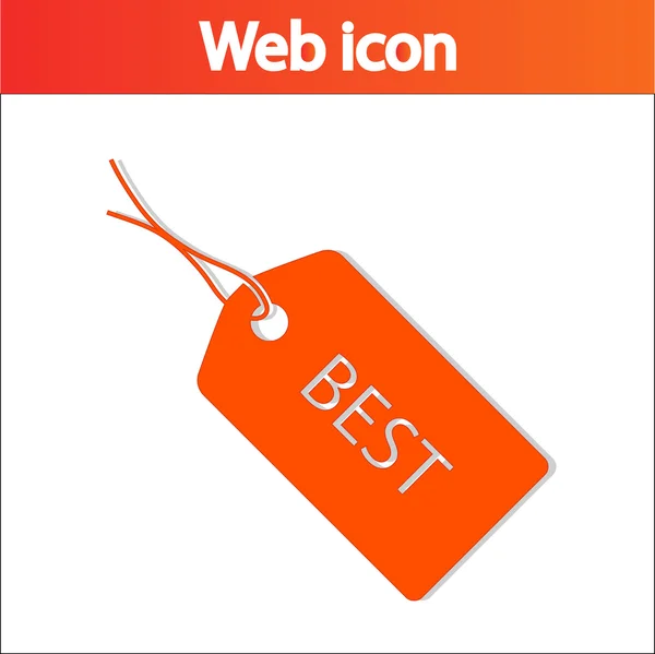 BEST tag icon — Stock Vector