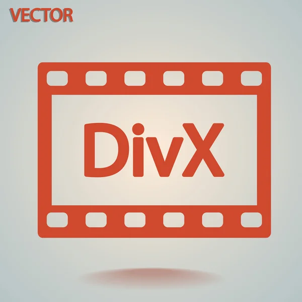 Иконка DivX — стоковый вектор