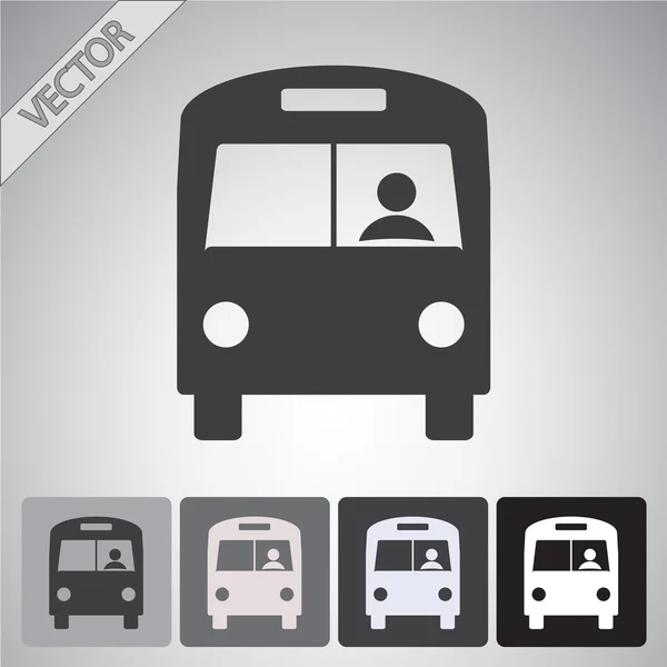 Bus pictogram ontwerp — Stockvector