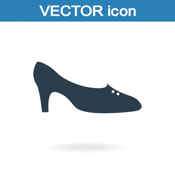 Icono zapatos de mujer — Vector de stock