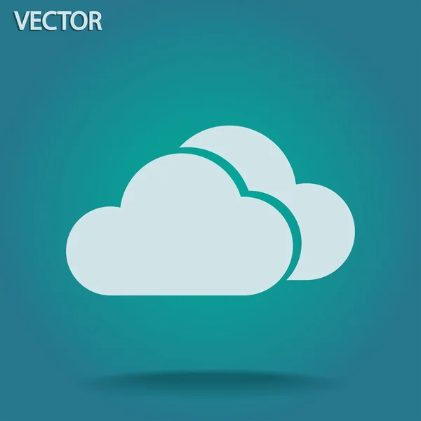 Ícone de nuvem — Vetor de Stock