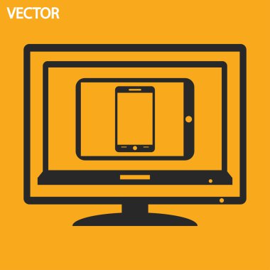 elektronik cihazlar simge kümesi