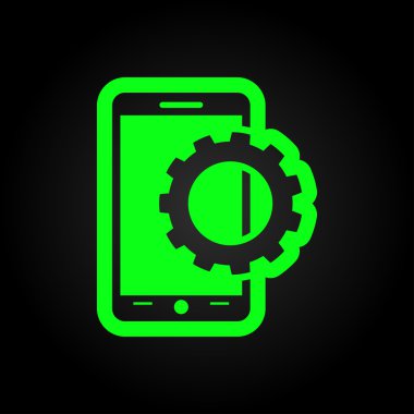 parametreleri ayarlama, mobil akıllı telefon simgesi