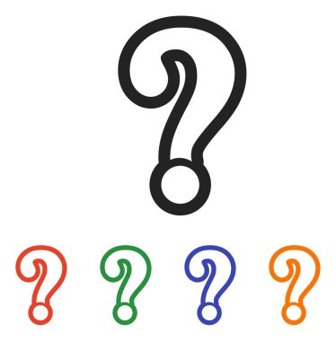 Soru işareti simgesi simgesi