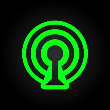 Kablosuz ağ wifi simgesi simgesi