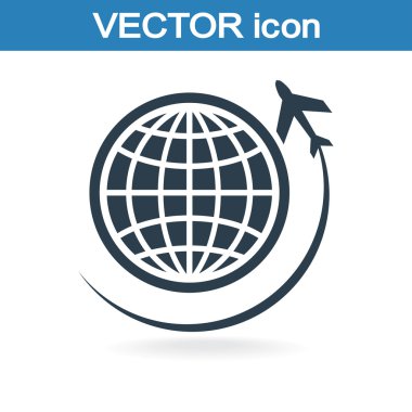 uçak simgesi olan Küre