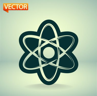 soyut fizik bilim modeli simgesi