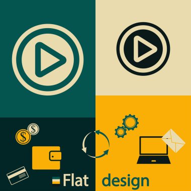 düğme web simgesi oynamak