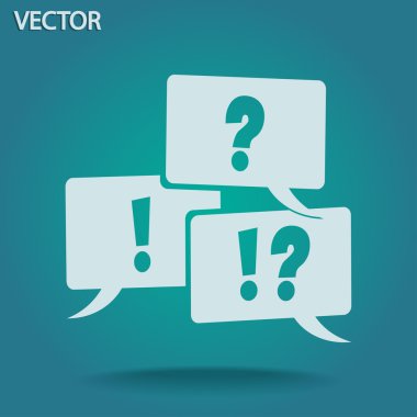 soru ve ünlem işareti