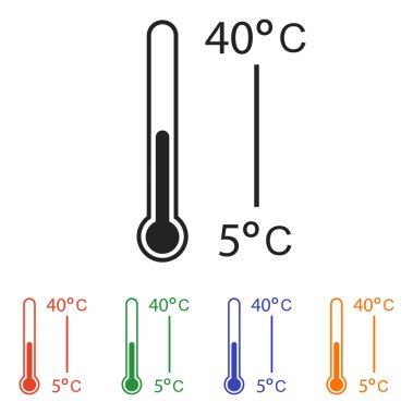 termometre Icon set