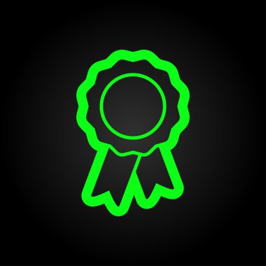 Kurdele simgeli rozet