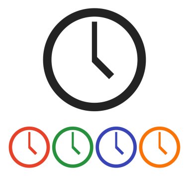 Saat simgesi tasarımı