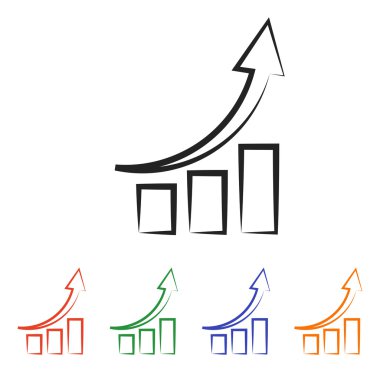 Infographic, grafik simgesi