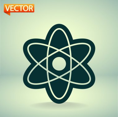 soyut fizik bilim modeli simgesi