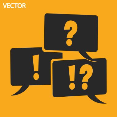 soru ve ünlem işareti