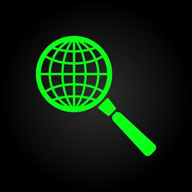 Dünya Büyüteç arama simgesi