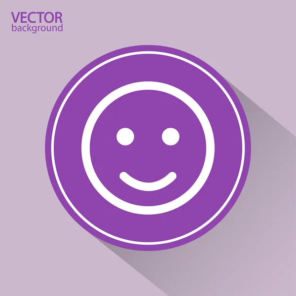 Ícone de sorriso — Vetor de Stock