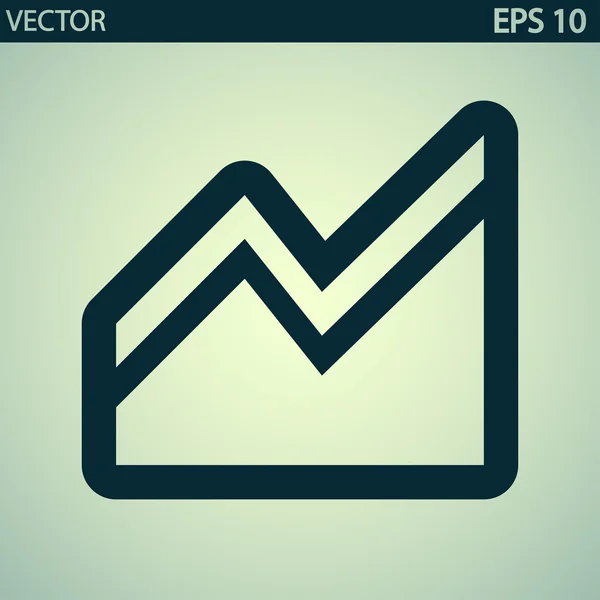Chart icon — Stock Vector