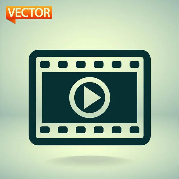 Ícone de vídeo — Vetor de Stock