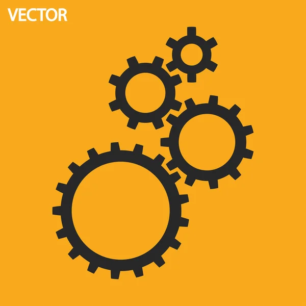 Ícone de engrenagem — Vetor de Stock