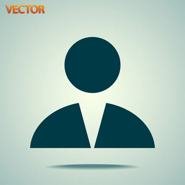 Icono del hombre de negocios — Vector de stock