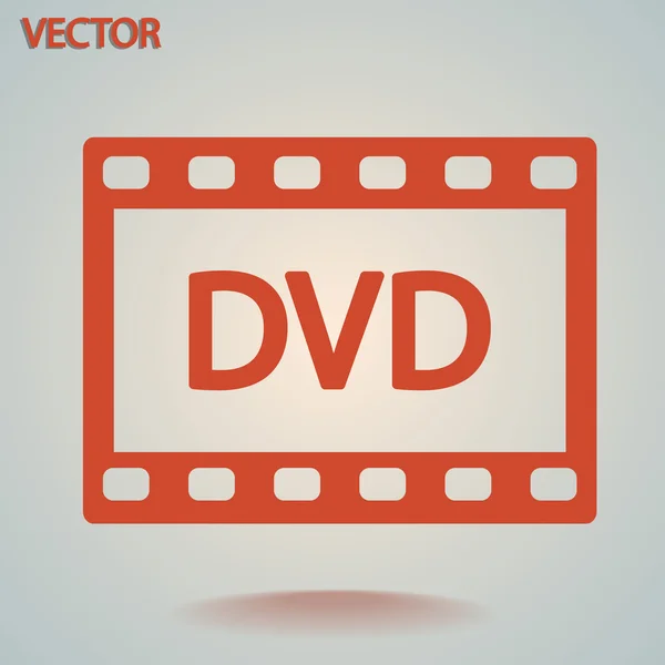 Ícone de DVD — Vetor de Stock