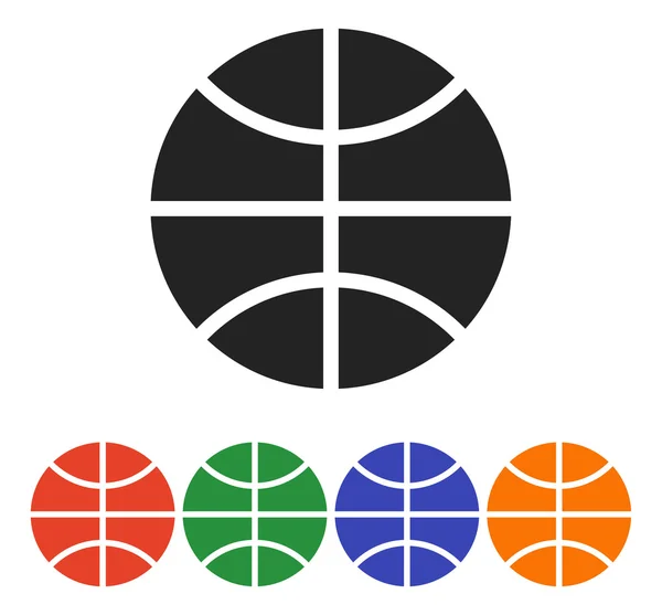 Ícone de bola de basquete —  Vetores de Stock