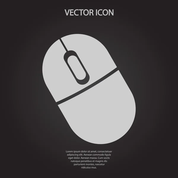 Ícone do mouse computador — Vetor de Stock