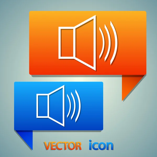 Speaker pictogram ontwerp — Stockvector