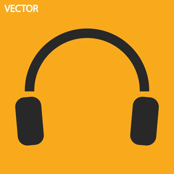 Hoofdtelefoon pictogram — Stockvector