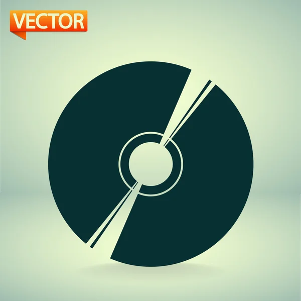 Icono de CD o DVD — Archivo Imágenes Vectoriales