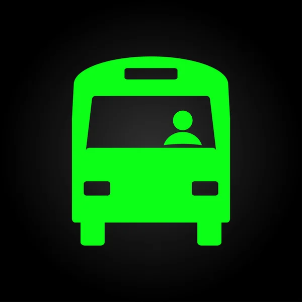 Busz ikon — Stock Vector