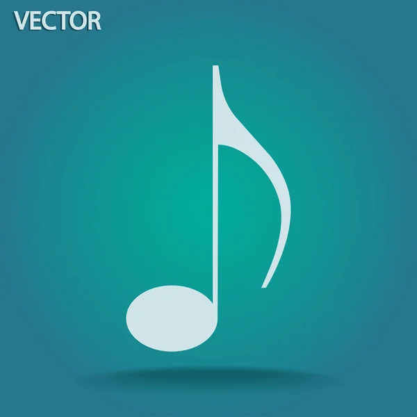 Ícone de música — Vetor de Stock