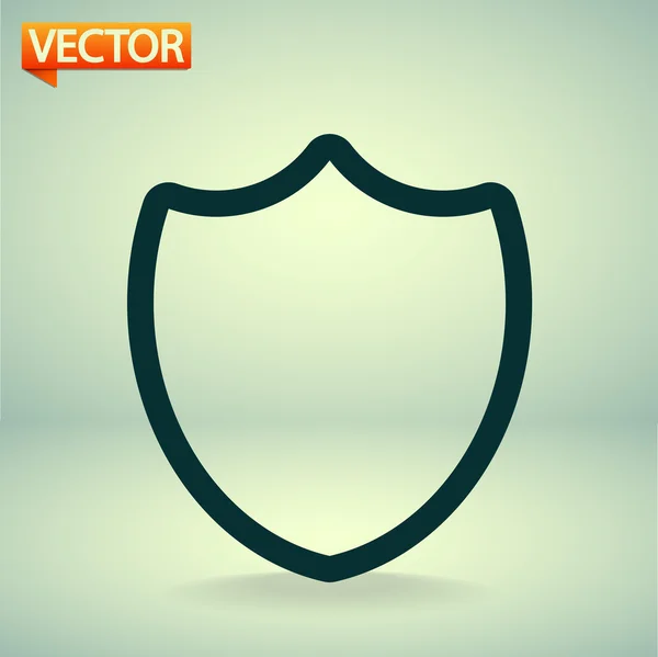 Icono de escudo — Vector de stock