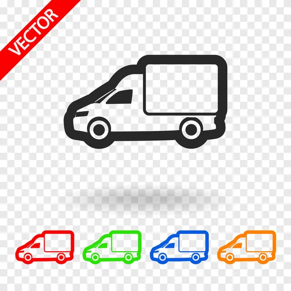 Conception icône camion — Image vectorielle