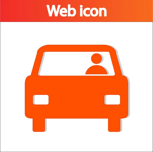 Icono del coche — Vector de stock