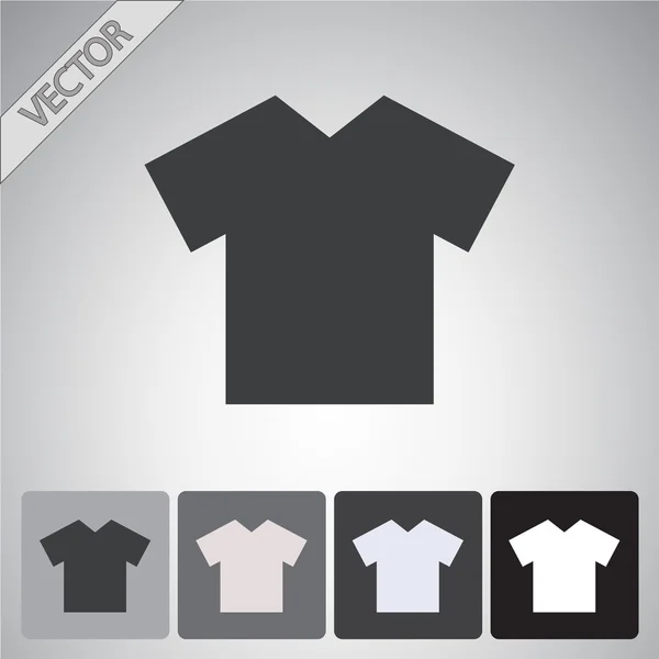 Tshirt-ikonikonen — Stock vektor