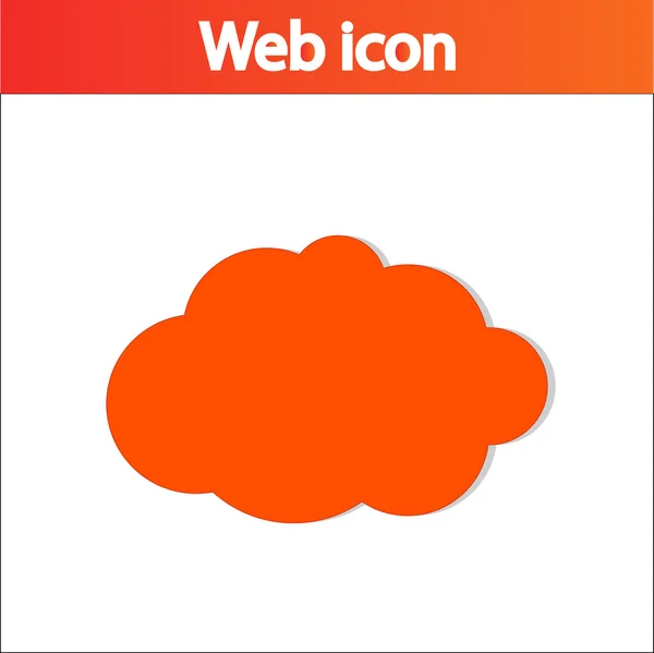 Icône nuage — Image vectorielle