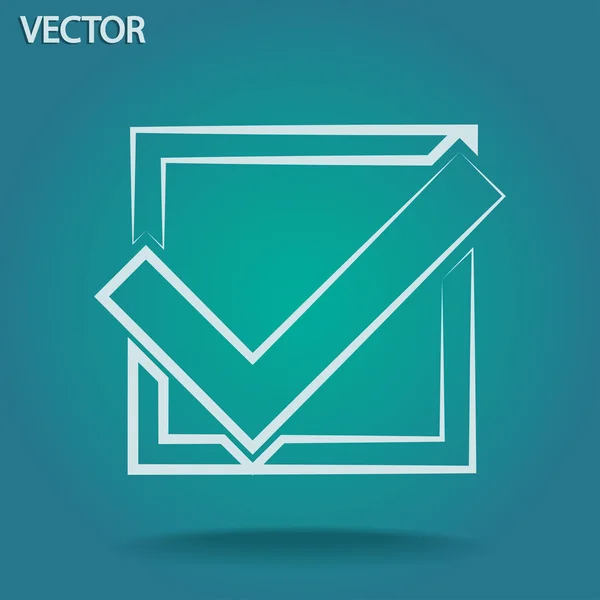 Confirmar iconos — Vector de stock