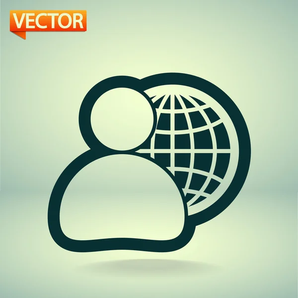 Man icon — Stock Vector