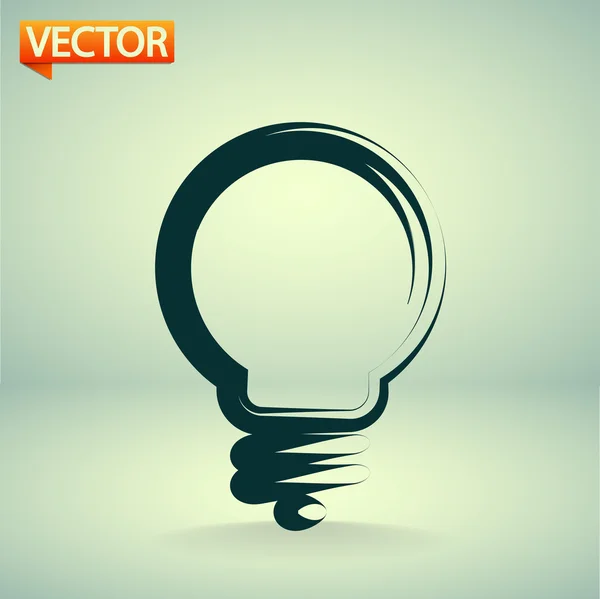 Light bulb icon — Stock Vector