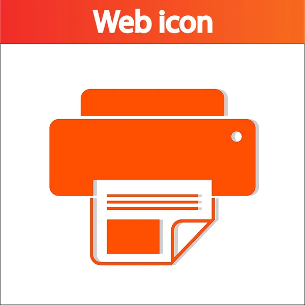Icono de impresora — Vector de stock
