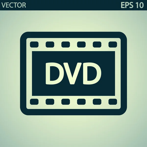 Icono DVD — Vector de stock