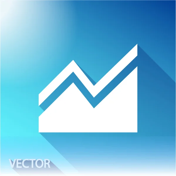 Infográfico, ícone gráfico — Vetor de Stock