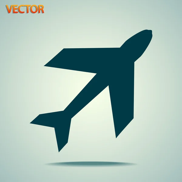 Ícone do avião — Vetor de Stock